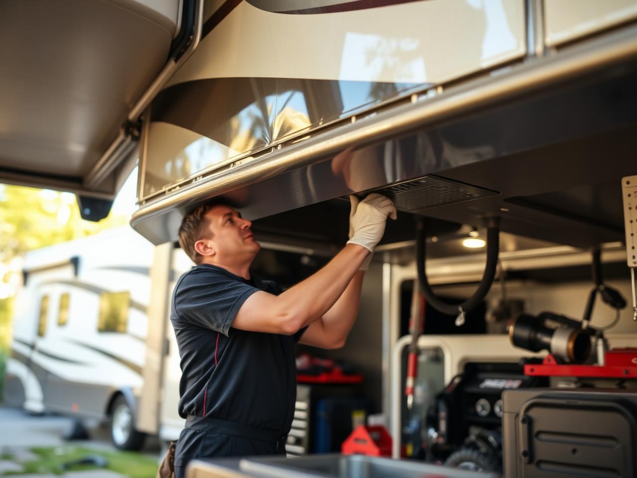 Up & Running RV technician at work